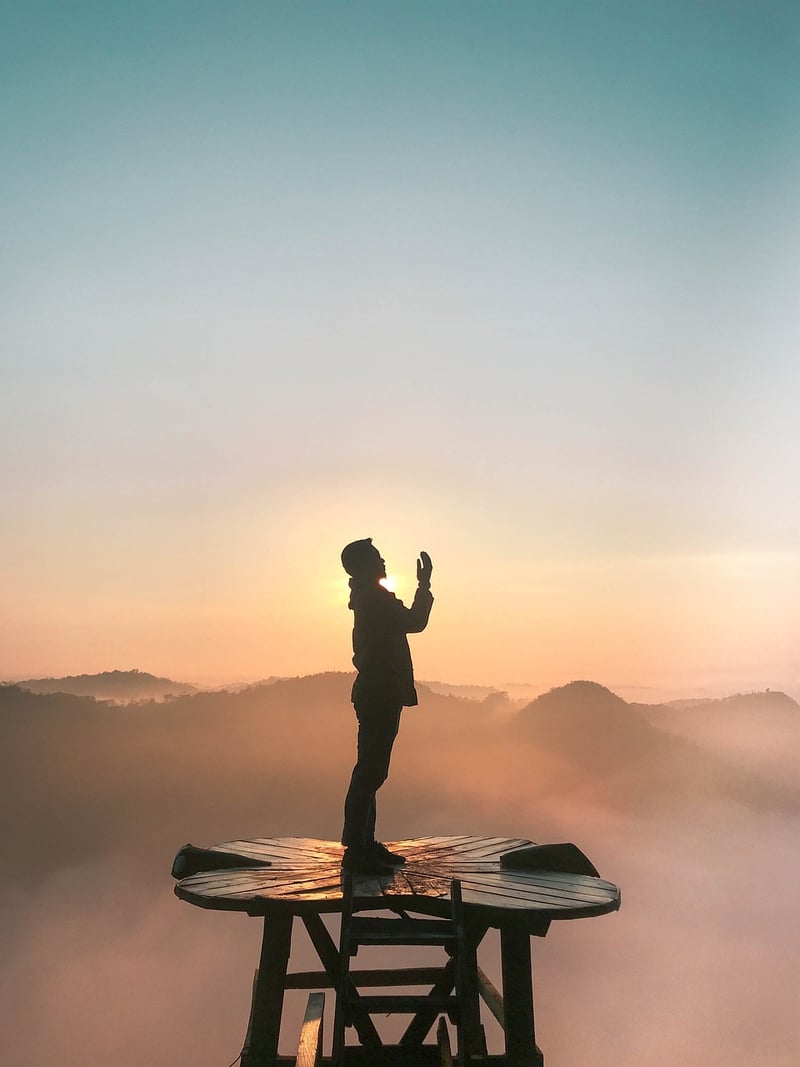 Yoga at sunrise
